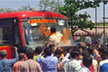 Shiv Sena (UBT) workers attack Karnataka bus driver, smear saffron on his face in Solapur